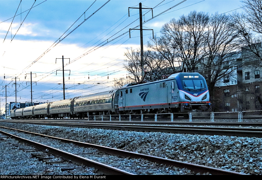 AMTK 657 on train 156